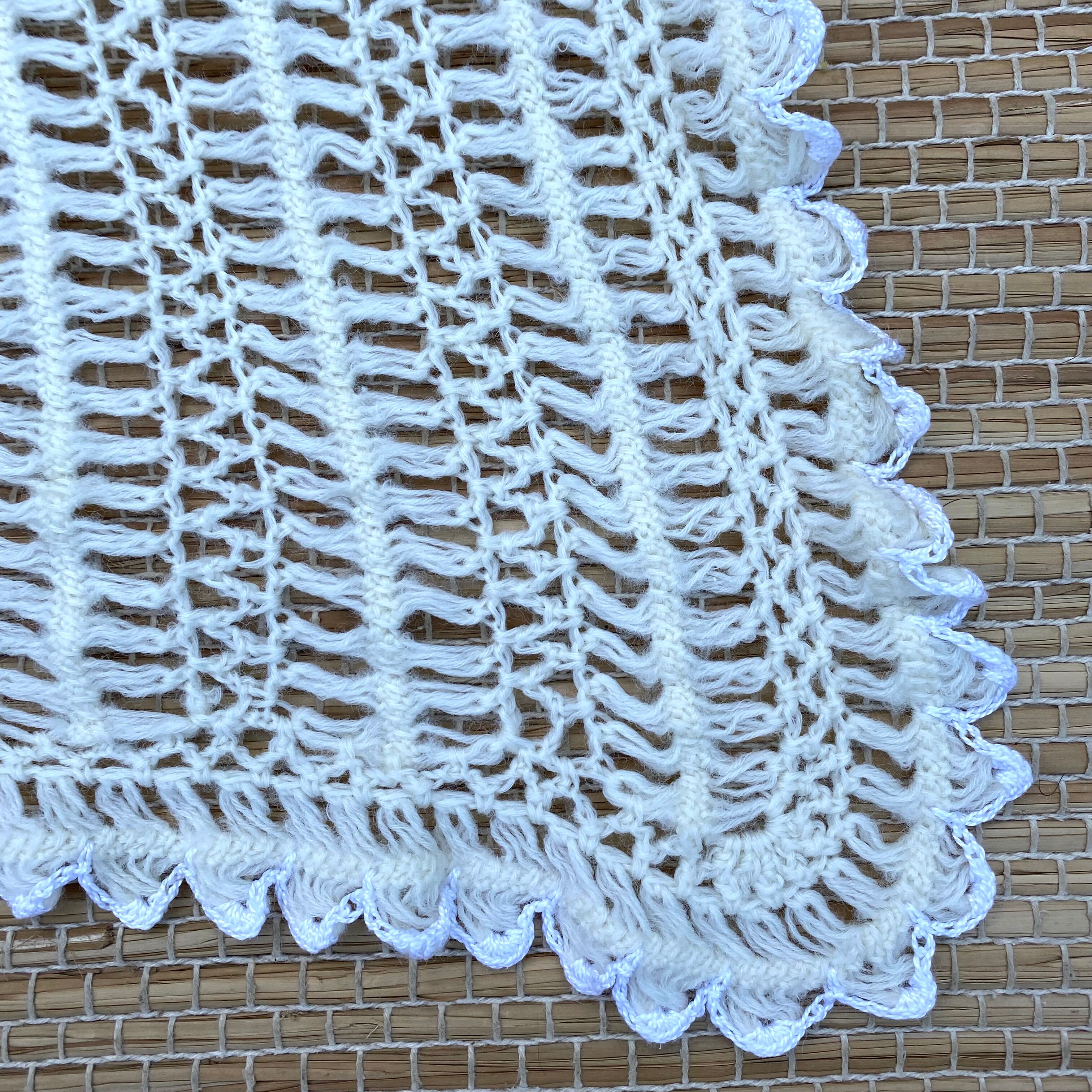 Blanket, crocheted plaid