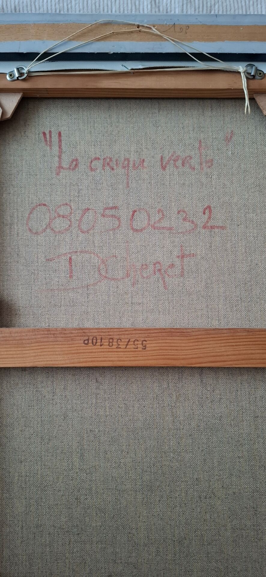 Tableau La Crique Verte