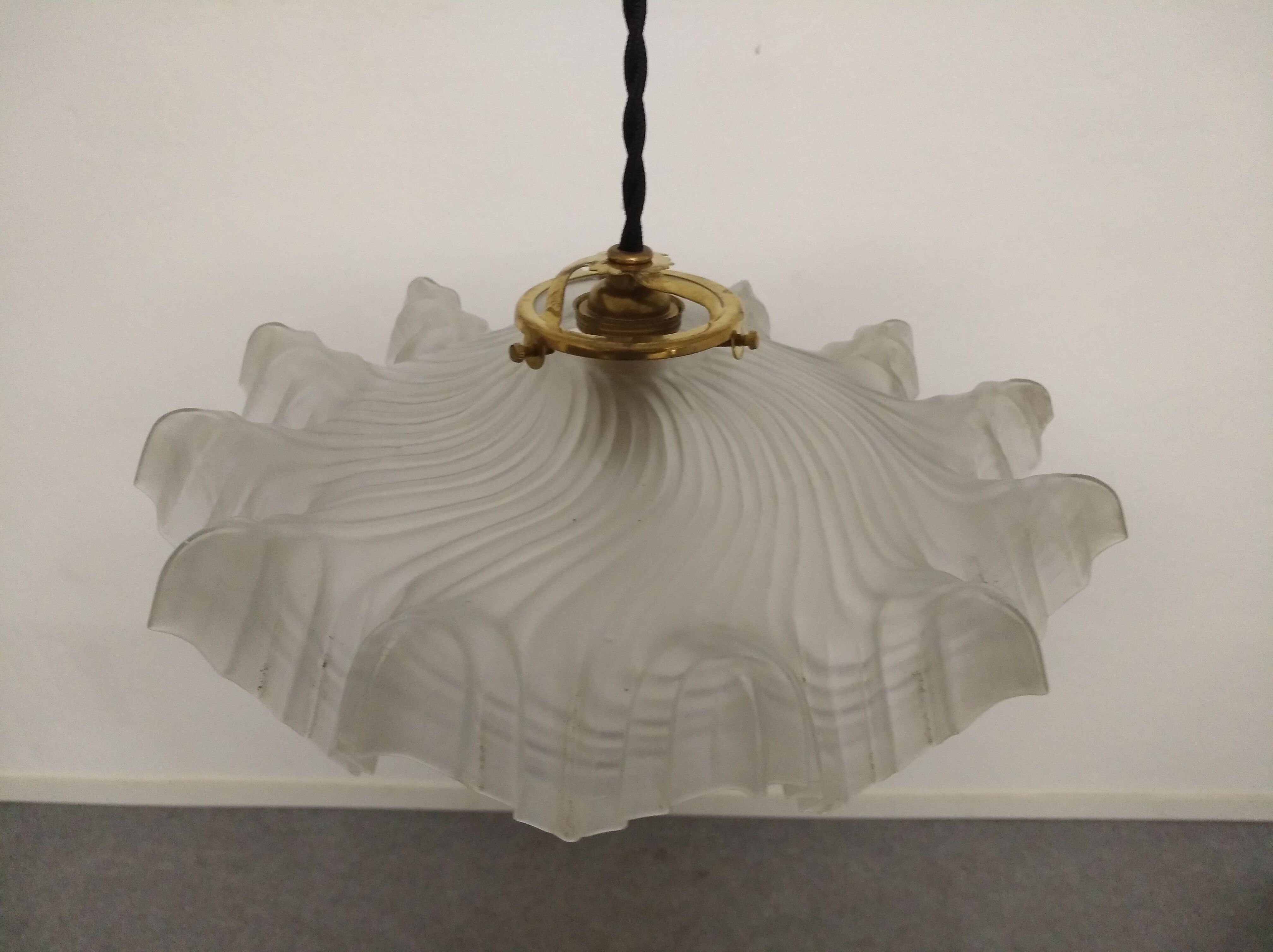 Art Nouveau lace or petticoat hanging