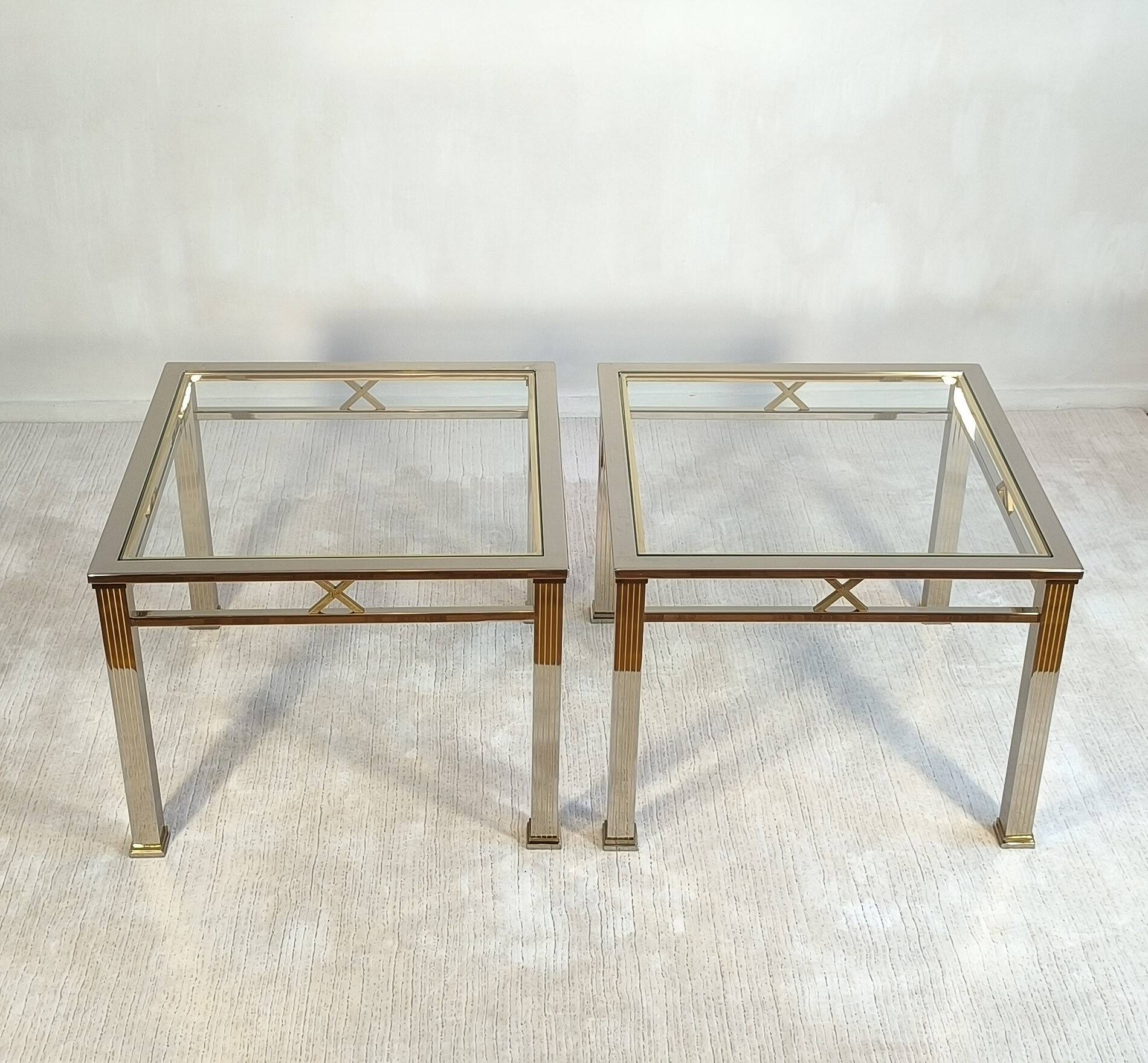 Magnificent pair of orsenigo italy coffee tables from the art deco collezione range