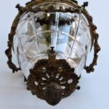 Lantern suspension of gilded bronze vestibule of the period of the XX th century