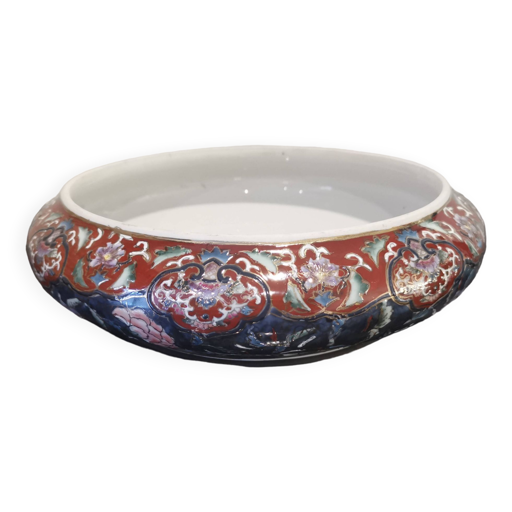 Saladier en porcelaine Chinois XXème siècle