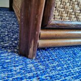 Rattan and bamboo chest of drawers