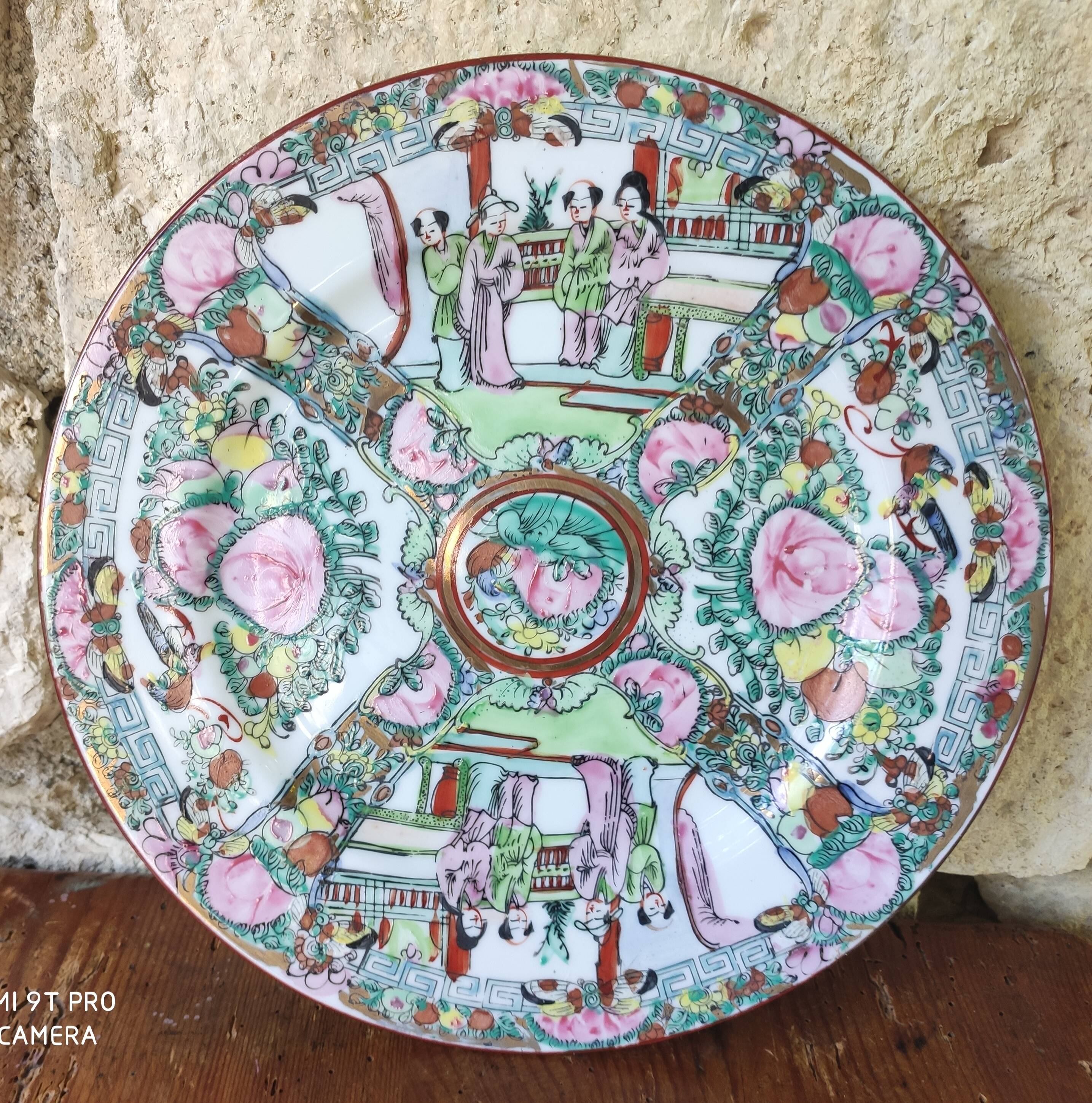 Assiette chinoise vintage