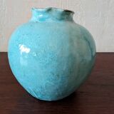 Signed ball vase