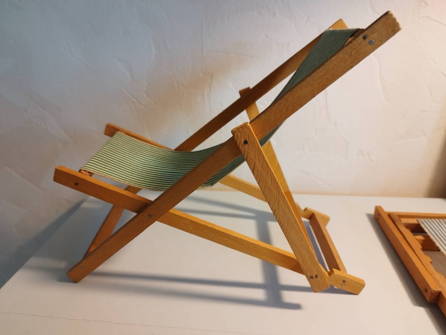 Doll's deckchair duo