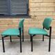Pair of vintage Martin Stoll Champenay office chairs