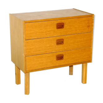 Scandinavian oak chest of drawers, Sweden, 1960