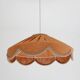 Suspension in a solid floral shape Cosette "caramel"