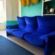 Cassina Maralunga 3-seater – Vico Magistretti – Cobalt blue velvet