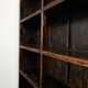 Vintage bookcase asian black