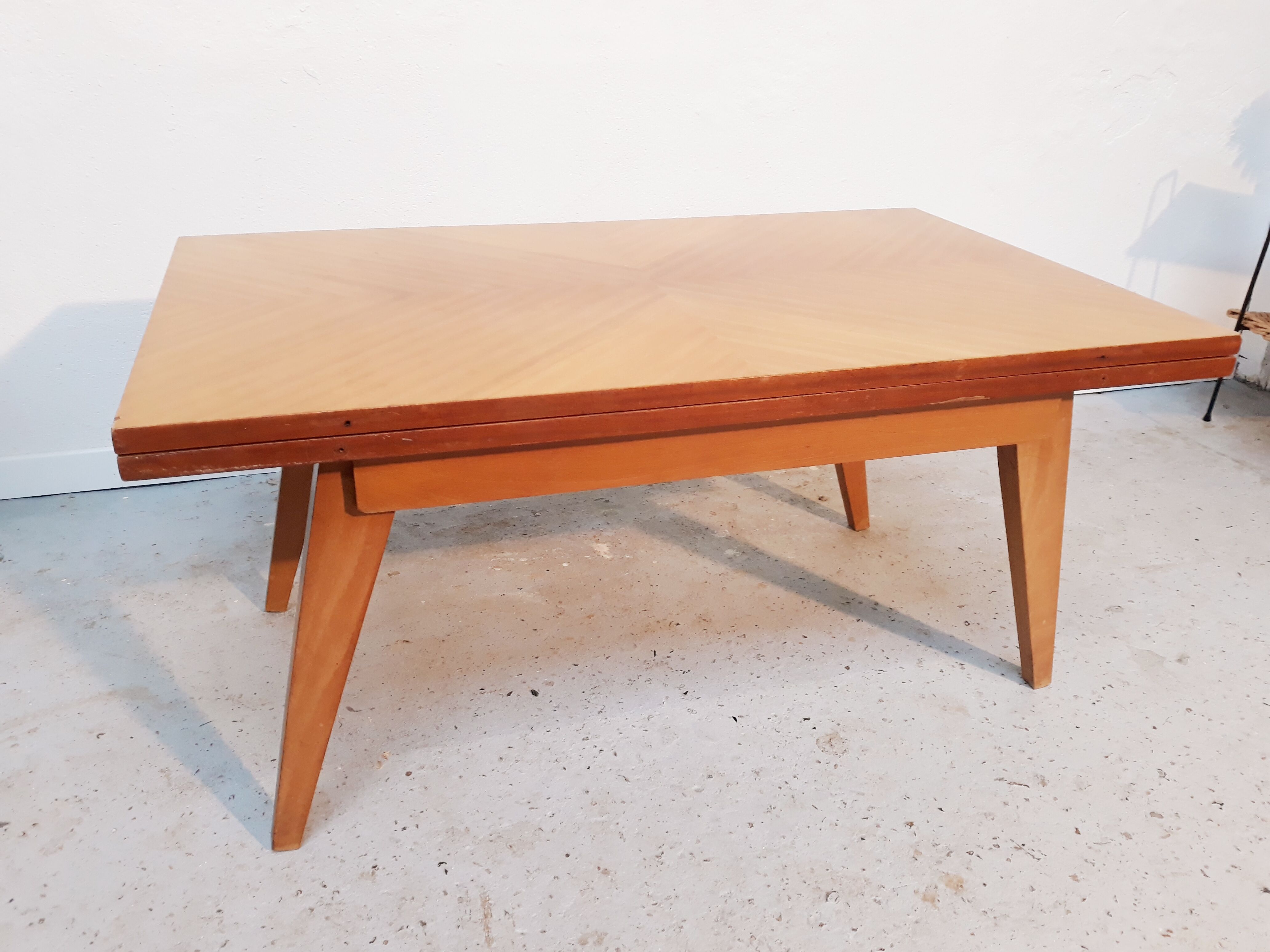 Albert Ducrot portfolio liftable vintage coffee table