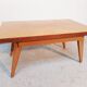 Table basse vintage relevable portefeuille Albert Ducrot