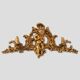 Louis XV Giltwood Ornament with Central Putto and C‑Scrolls, 18th Century