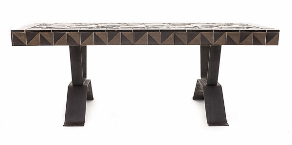 Duo de tables en fer forgé