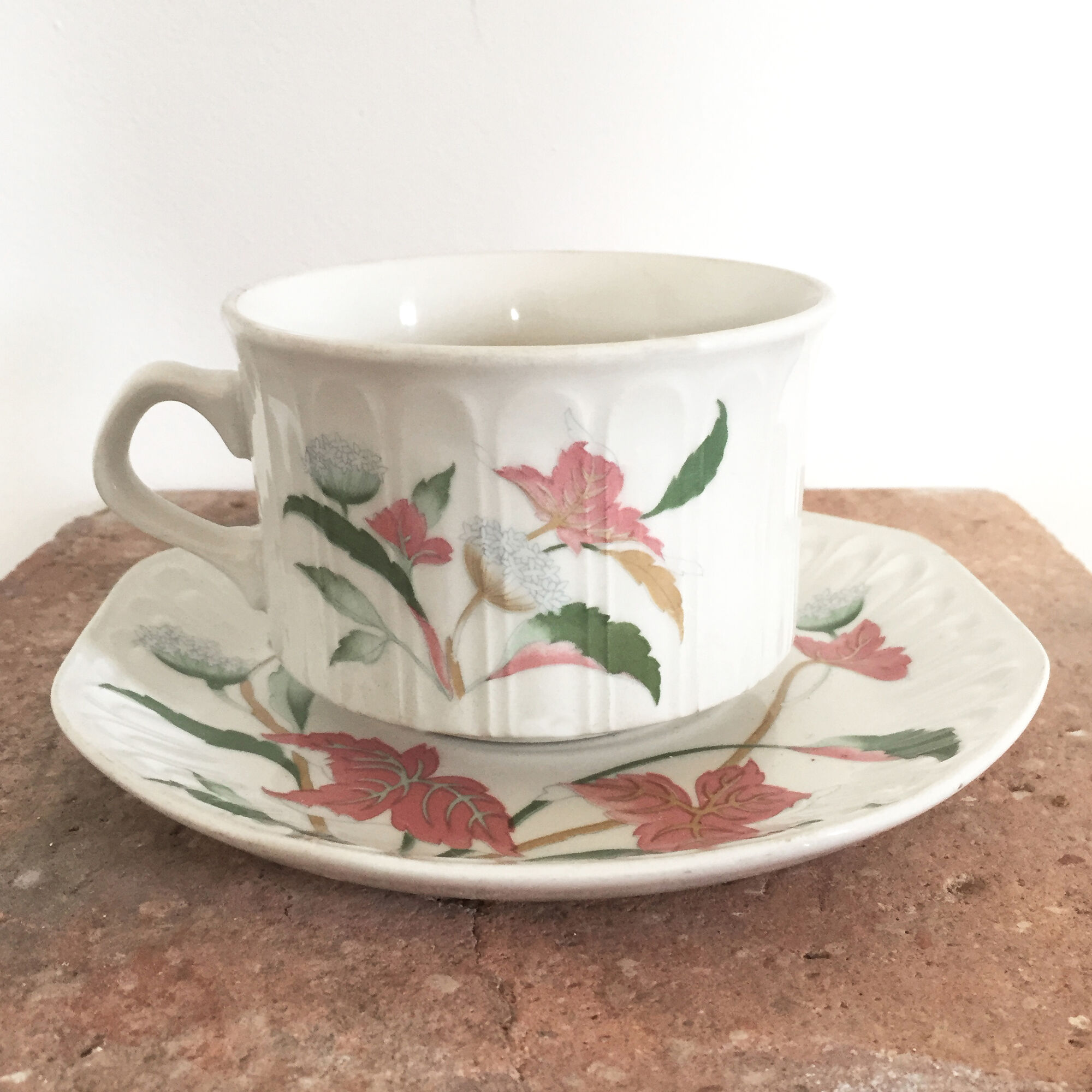 Set de 2 tasses à thé et sous-tasses Pontesa Spain