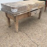 Billot de boucher ancien