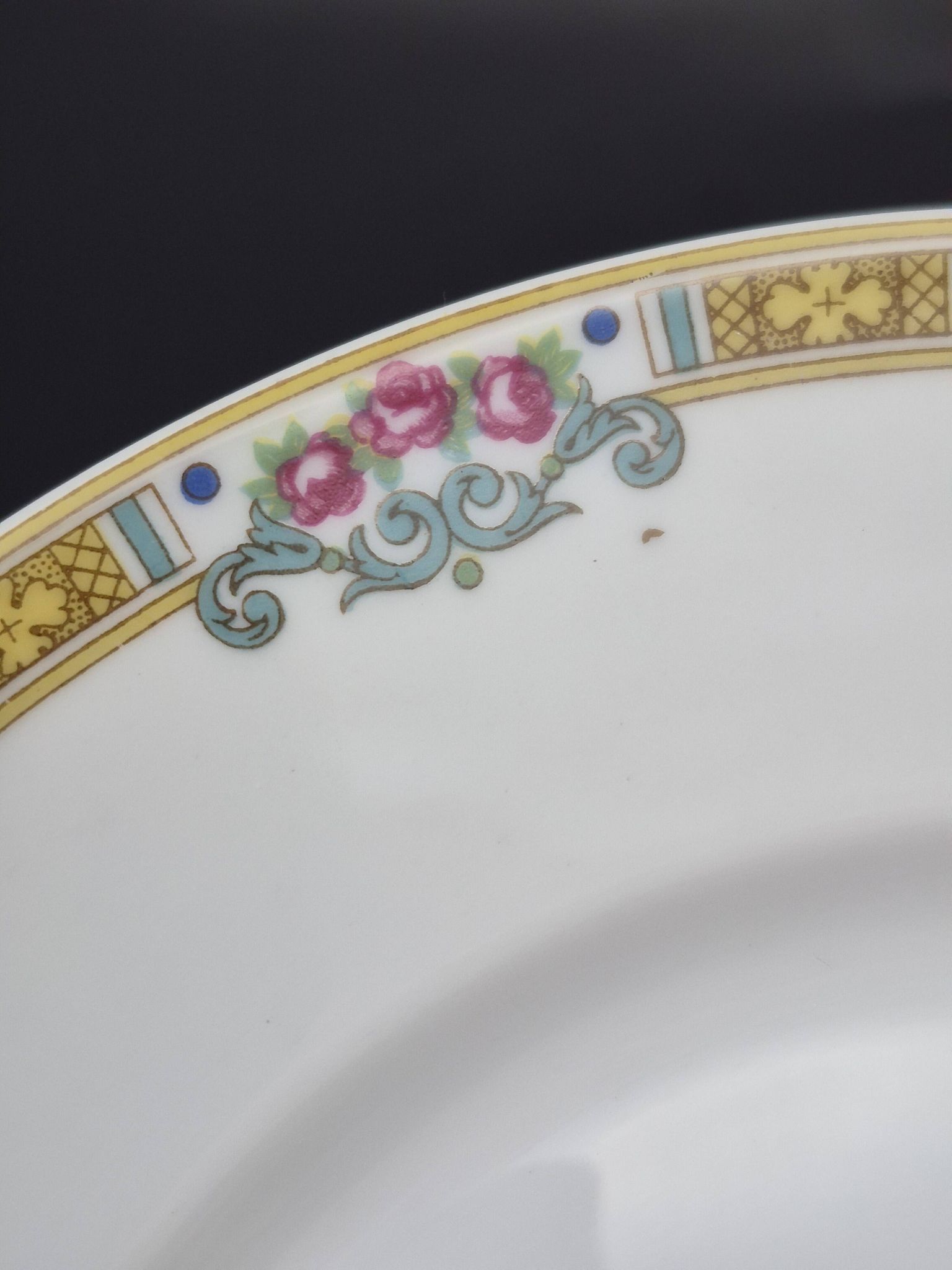 Set of 6 dessert plates Bernardaud Limoges – Art Deco – A714