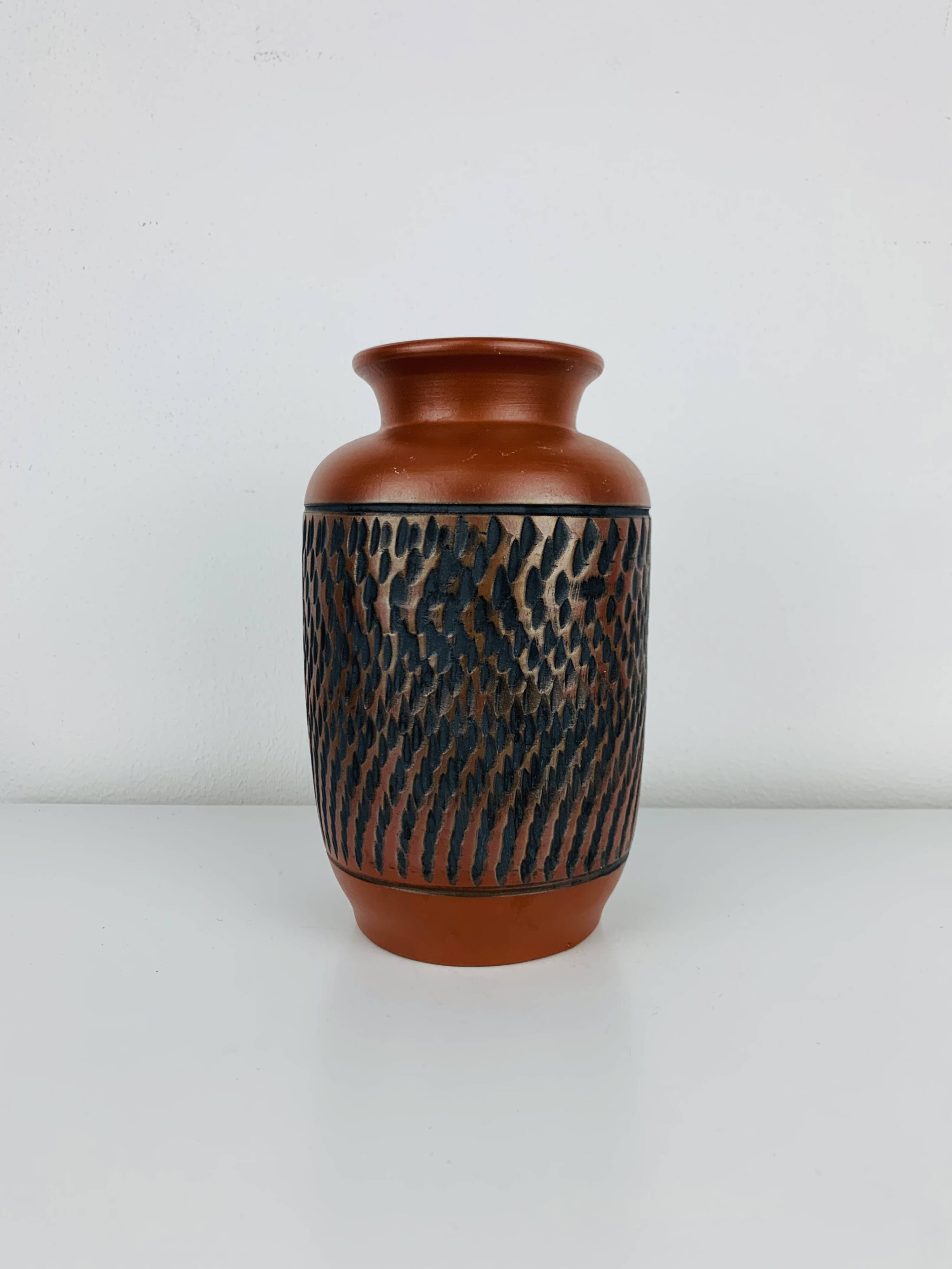 Vintage terracotta vase