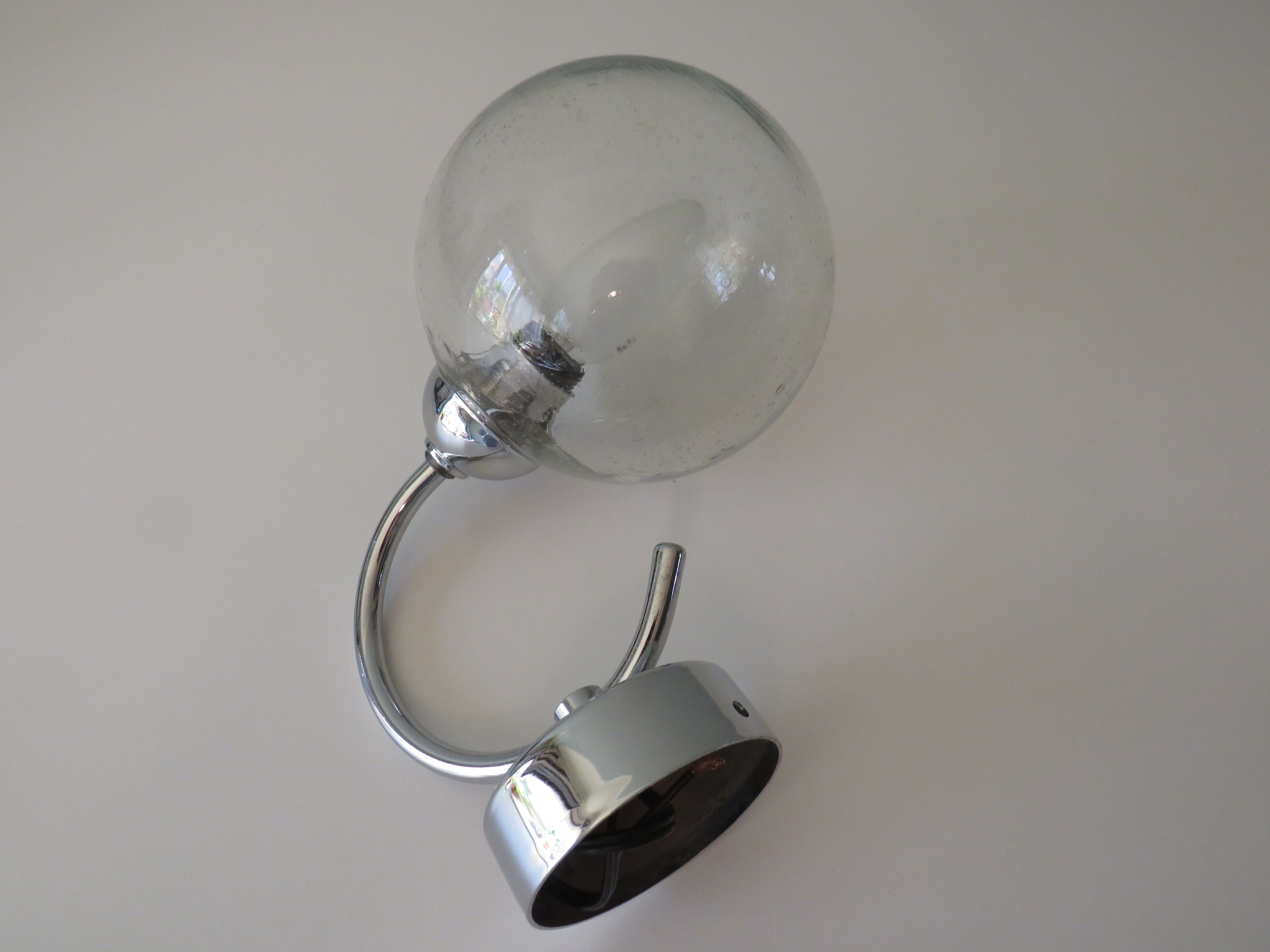 Pair of Massive wall lights Belgium 1960-1970