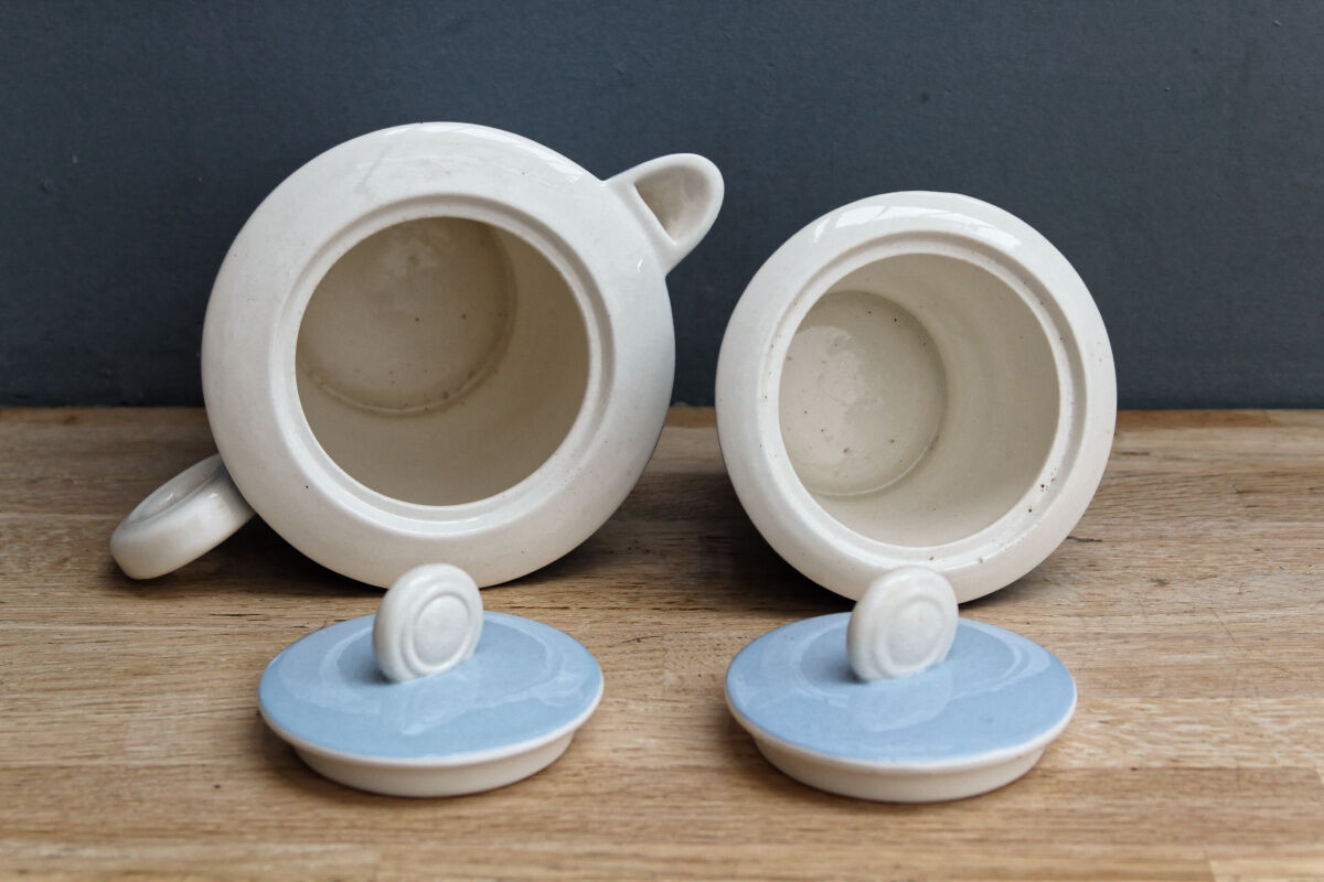 Coffee maker - teapot and sugar pot 50s art deco style