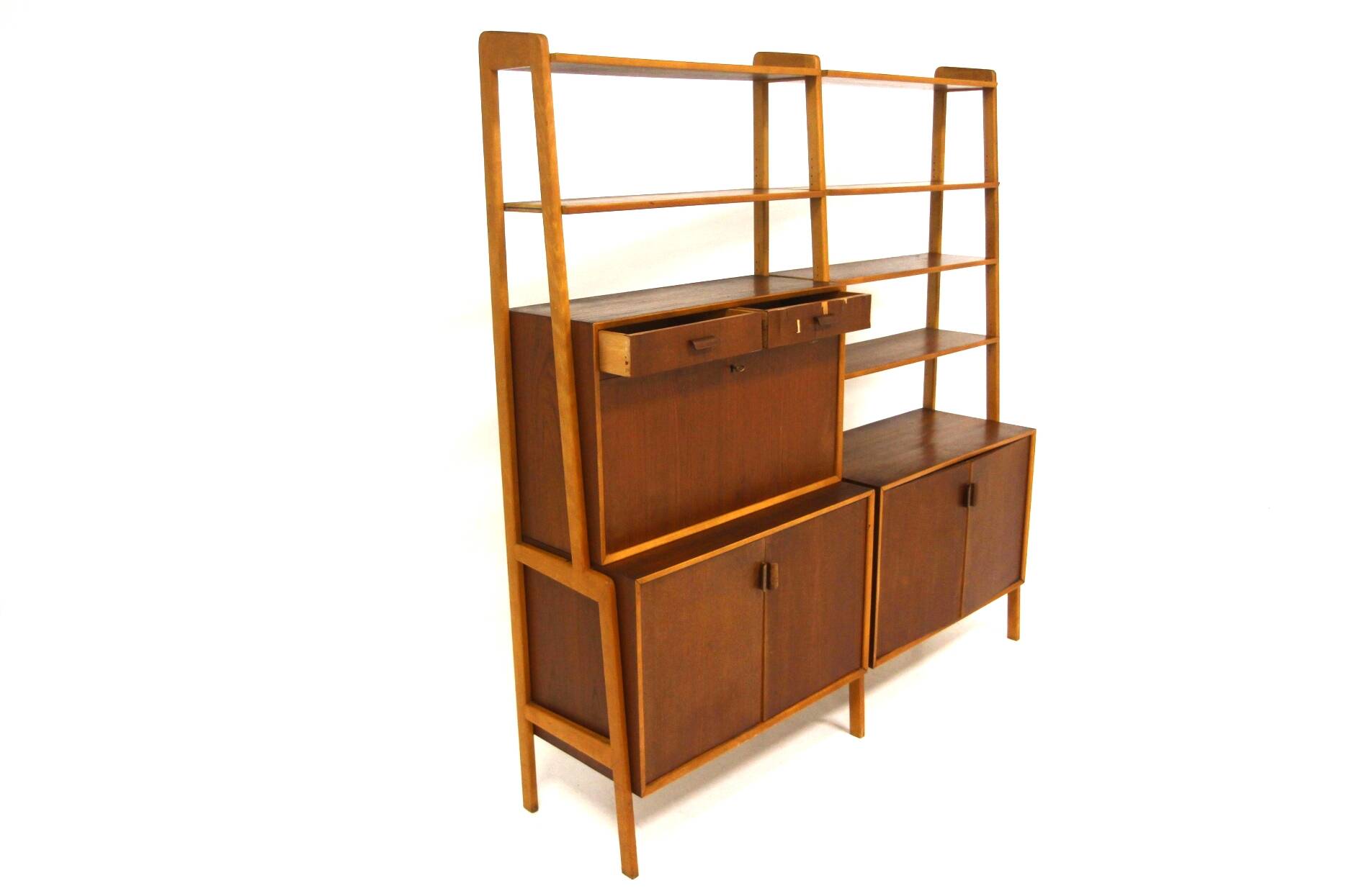 Scandinavian teak secretary, Bräntorps, Sweden, 1960