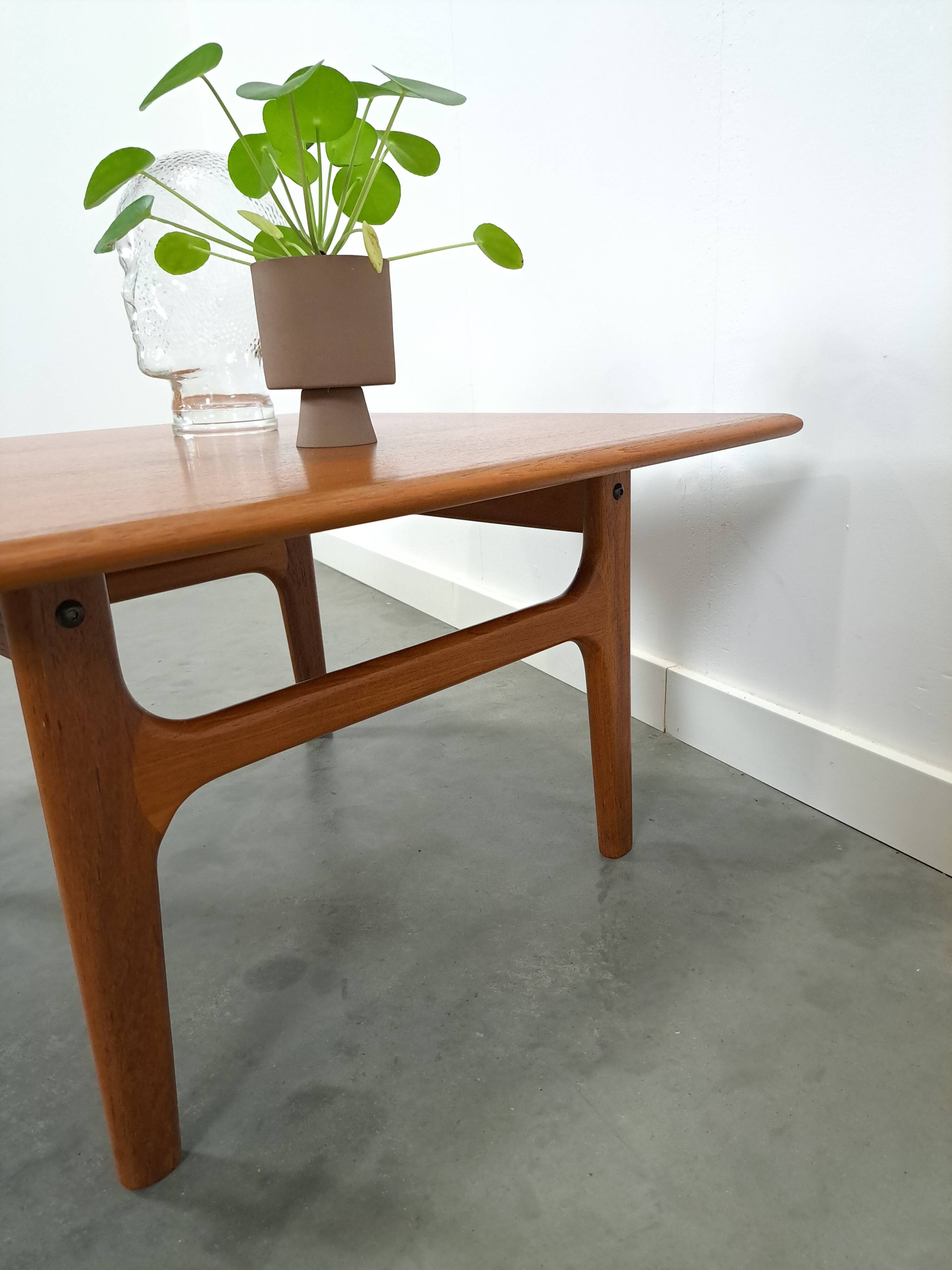 Teak Deens design Trioh salontafel, nr,3