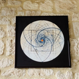 Vintage silkscreen by José Labra, signed, numbered, year 1972