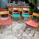 4 armchairs from the 60s 70s