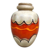 Large vintage West Germany Scheurich ceramic vase 'Batman'