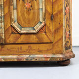 Cabinet de mariage en art populaire peint 1817