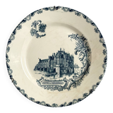 Ironstone plate Château de Chenonceau