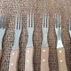 9 wood and metal forks