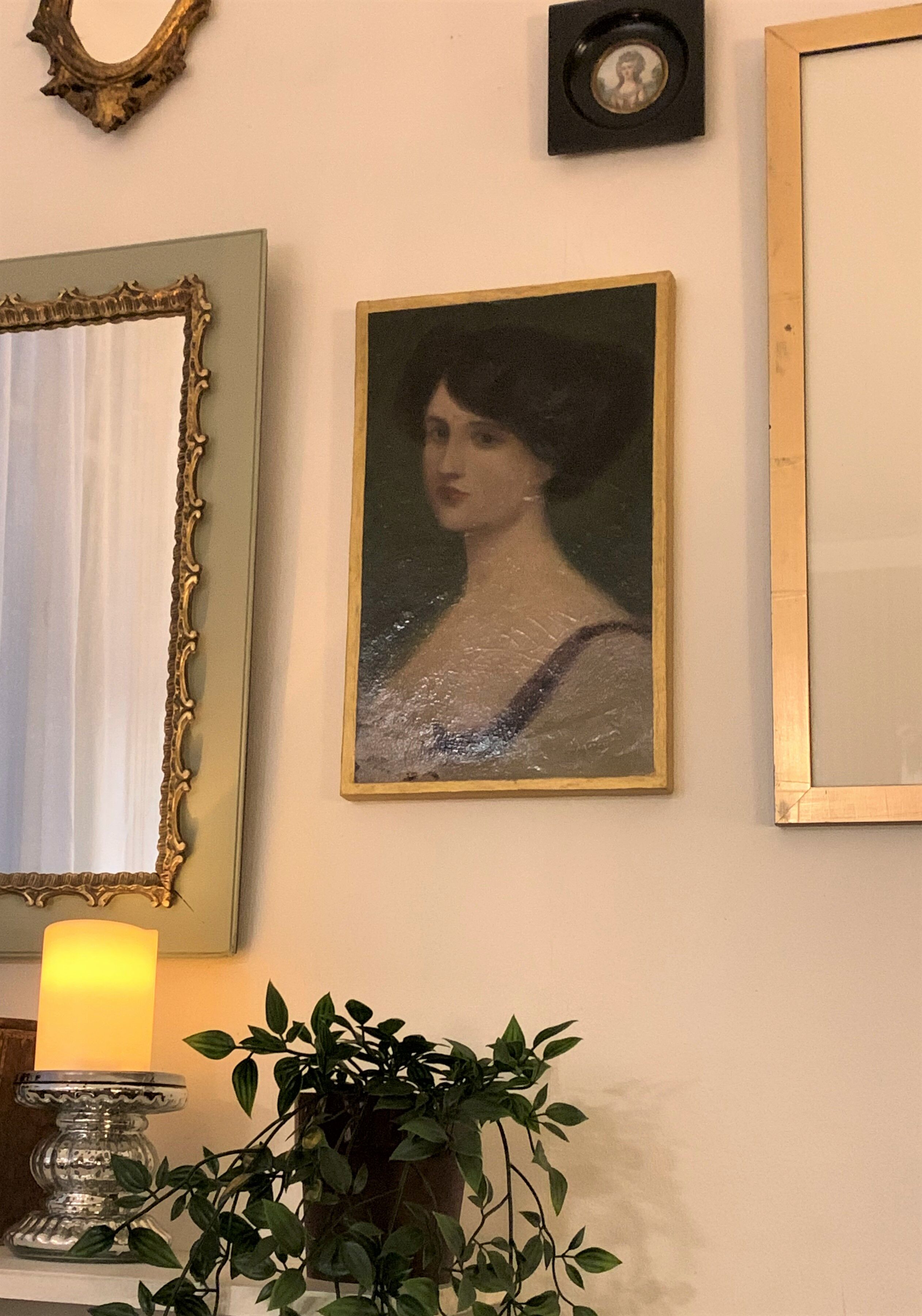 Oil painting portrait