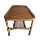 Vintage coffee table in rattan and cane – 1960s/70s