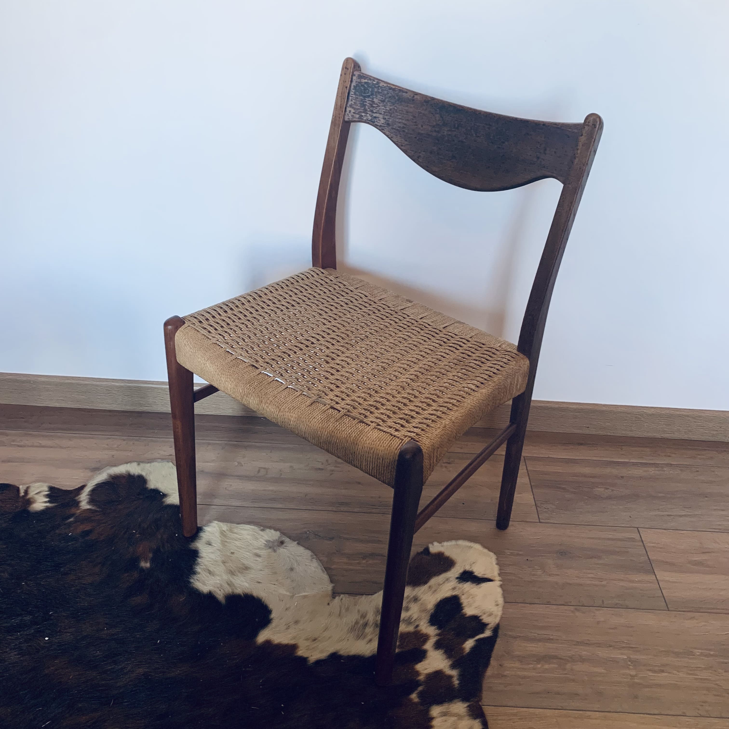 Set of 4 chairs by Arne Wahl Iversen for Glyngøre Stolefabrik 1960s