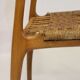 Lot de 4 chaises en chêne design italien de Consorzio Sedi Friuli 1960