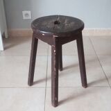 Vintage solid wood stool