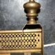 Fireplace Bar / Fire Screen / Fireplace Ornament, Antique Brass or Bronze Decor