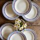 Set of 8 vintage deep plates