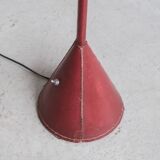 Mid-Century Spanish Leather Floor Lamp by Valenti