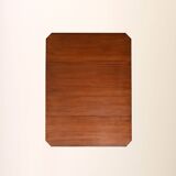 Vintage Scandinavian mahogany trolley 1940s with brass details