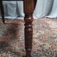 19th-century Louis Philippe walnut drop-leaf table.