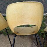 Set of 6 Pierre Guariche chairs