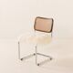 Italian vintage accent chair in long hair sheepskin, 1960s