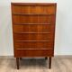 Scandinavian teak chest of drawers, Danish design from the 1950s/60s
