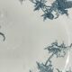 Iron Earth dishes thistle 29 and 32cm L.G Righi blue ink