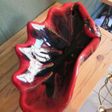 Empty pocket shell oyster ceramic Vallauris unsigned