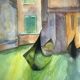 Tableau : Aquarelle - gondole à Venise