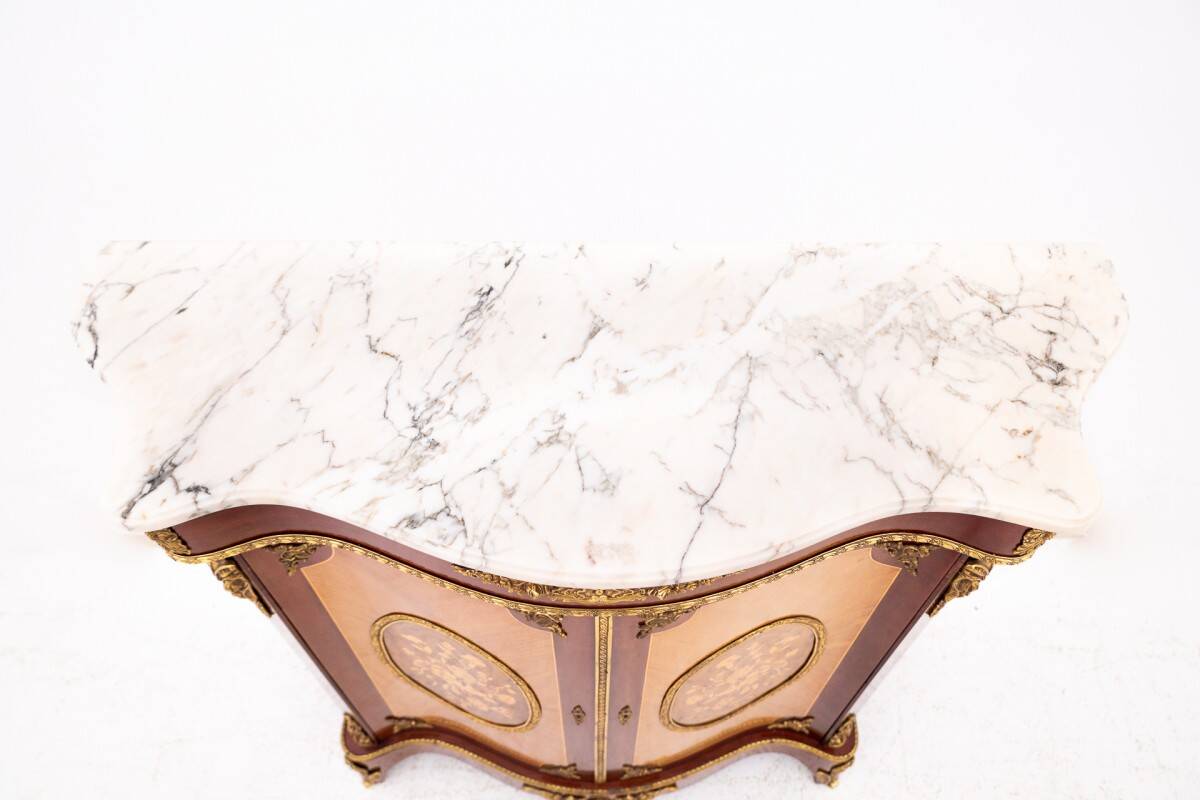 Chest of drawers with stone top, Western Europe, first half of the 20th cen